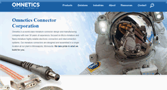 Desktop Screenshot of omnetics.com